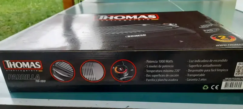 Parrilla eléctrica Thomas TH-180 1000W - 3