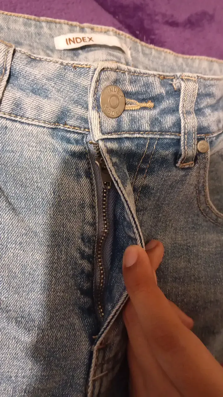 Jeans de mezclilla azul claro Index para mujer - 2