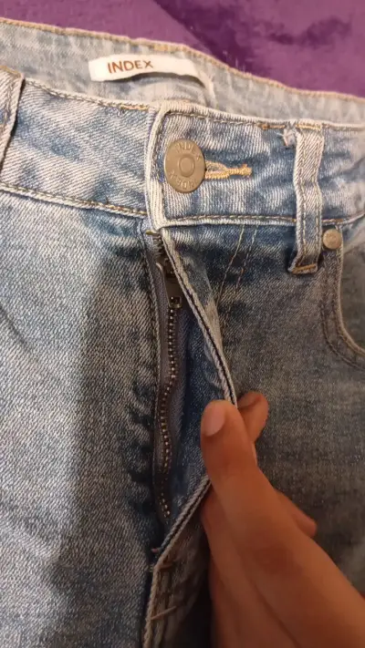 Jeans de mezclilla azul claro Index para mujer - miniatura 2