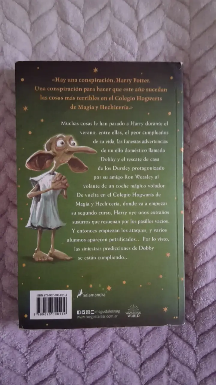 Libro Harry Potter y la Cámara Secreta - 2