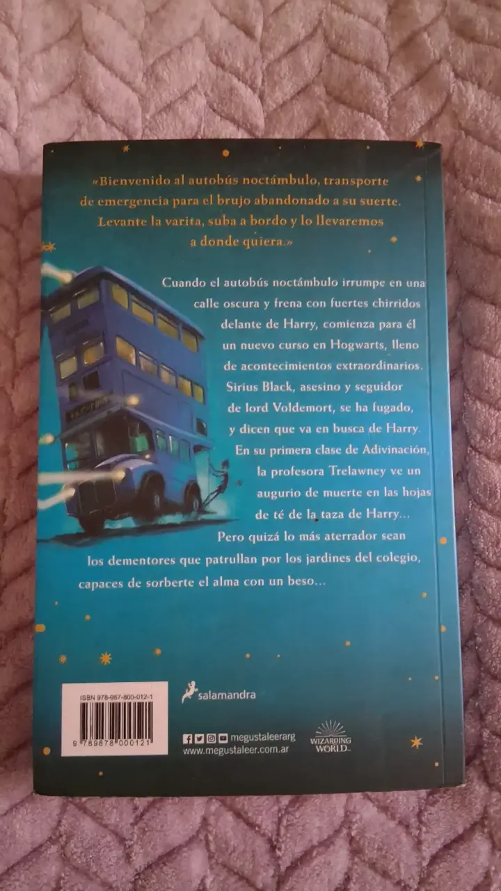 Libro Harry Potter y el Prisionero de Azkaban - 2