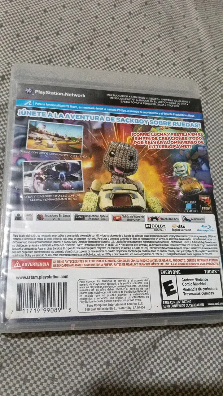 Juego PS3 LittleBigPlanet Karting - 2