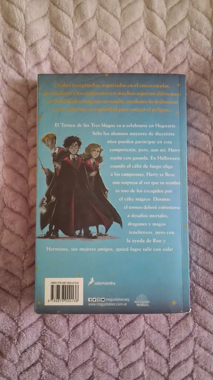 Libro Harry Potter y el Cáliz de Fuego - 2