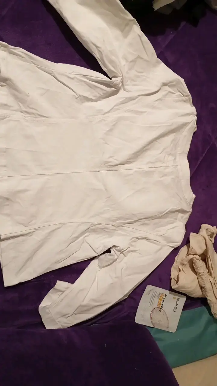 Chaqueta blanca de mujer con cierre - 3