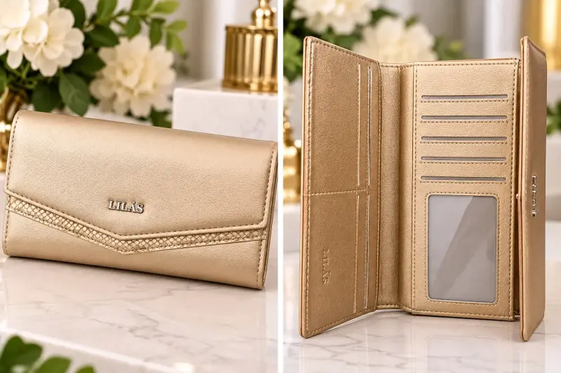 Cartera y billetera Lilás en varios colores - 2