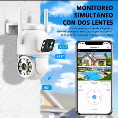 Cámara de Seguridad IP con Detección de Movimiento - miniatura 2