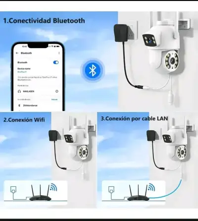 Cámara de Seguridad IP con Detección de Movimiento - miniatura 3
