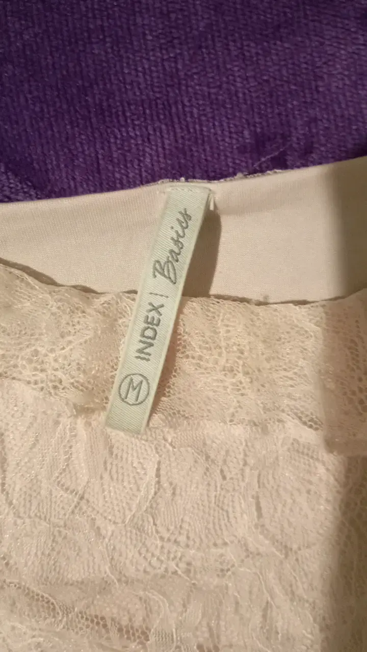 Top de encaje beige Index Basics - 2