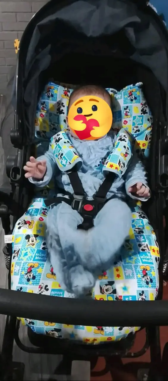 Cojín acolchado para coche de bebé con diseño infantil - 6
