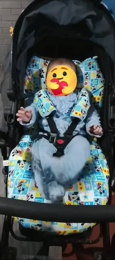 Cojín acolchado para coche de bebé con diseño infantil - miniatura 6