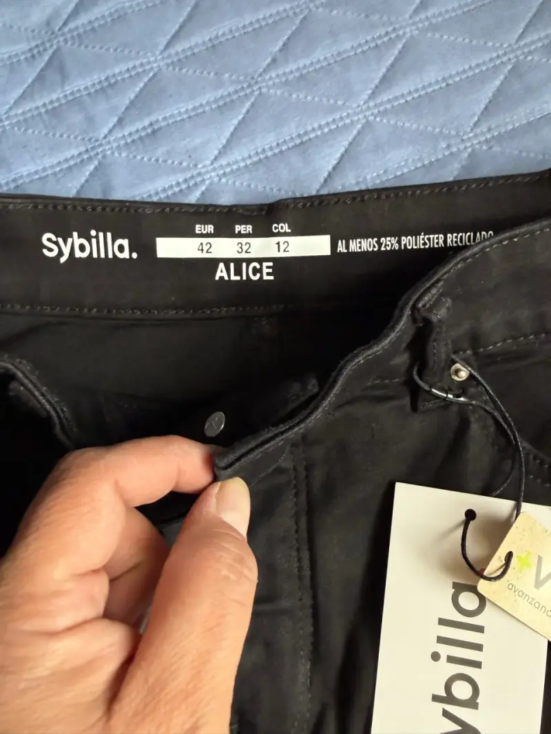 Pantalones negros Sybilla Alice para mujer - 3