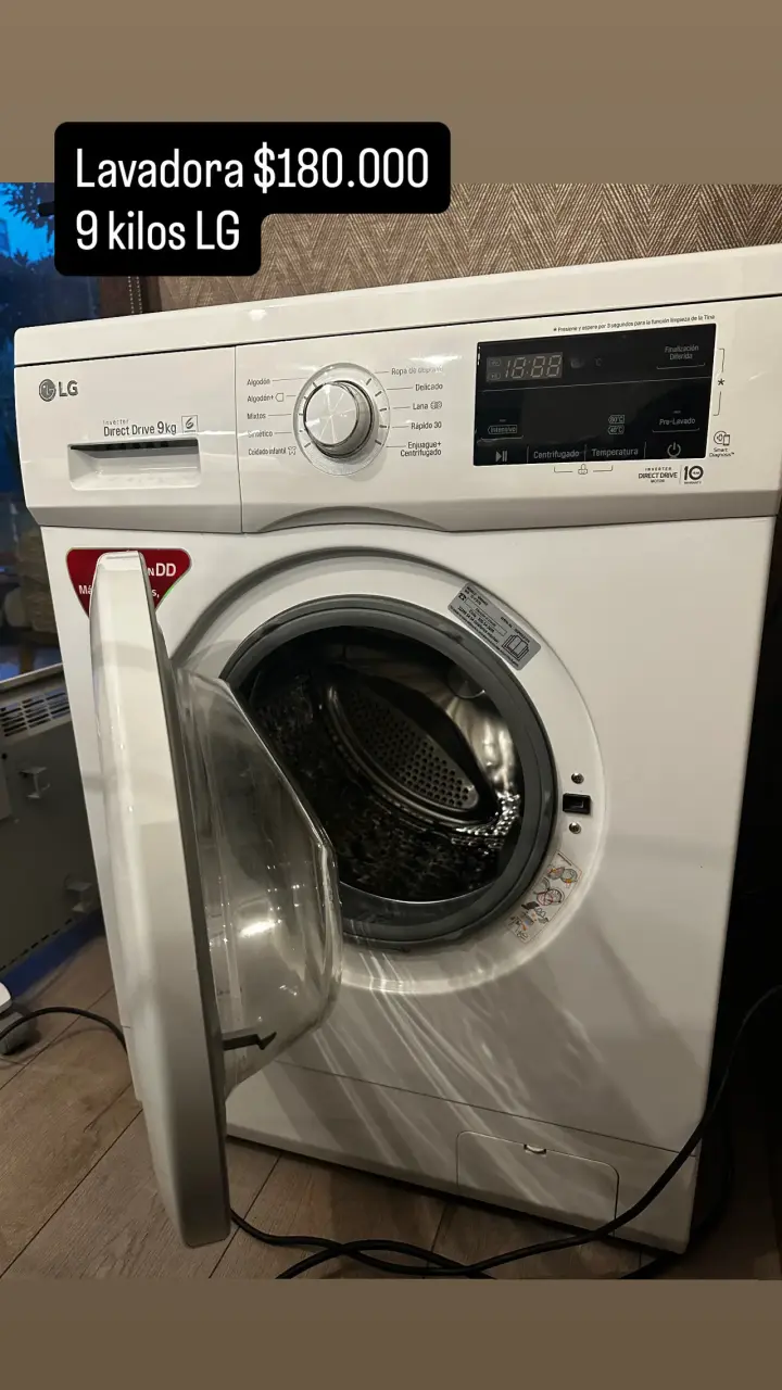 Lavadora LG Direct Drive 9kg en buen estado - 2