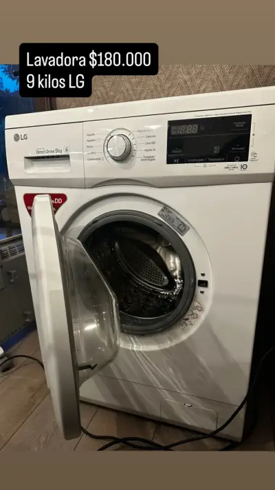 Lavadora LG Direct Drive 9kg en buen estado - miniatura 2