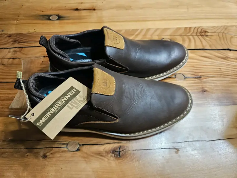 Zapatos de cuero marrón Weinbrenner para hombre - 3