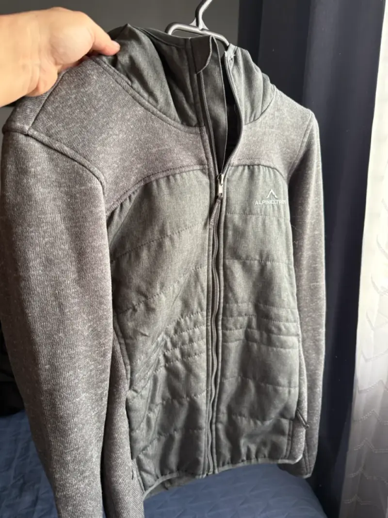 Polerón con capucha gris Alpinextrem para hombre - 3