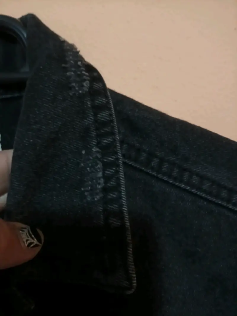 Chaqueta de mezclilla negra para niños Colloky - 3