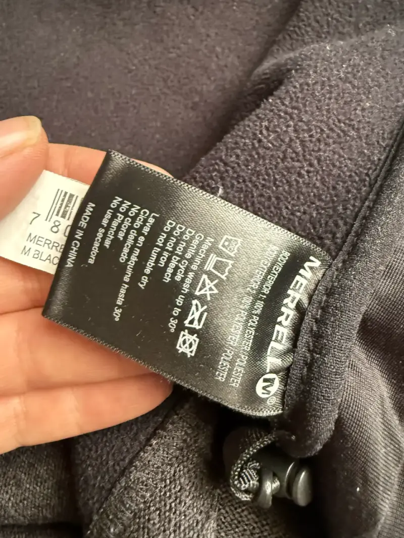 Chaqueta de lana con capucha Merrell negro - 5