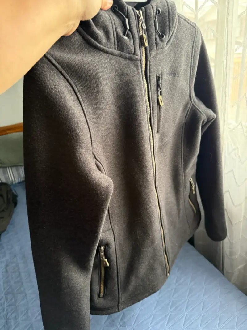 Chaqueta de lana con capucha Merrell negro - 6