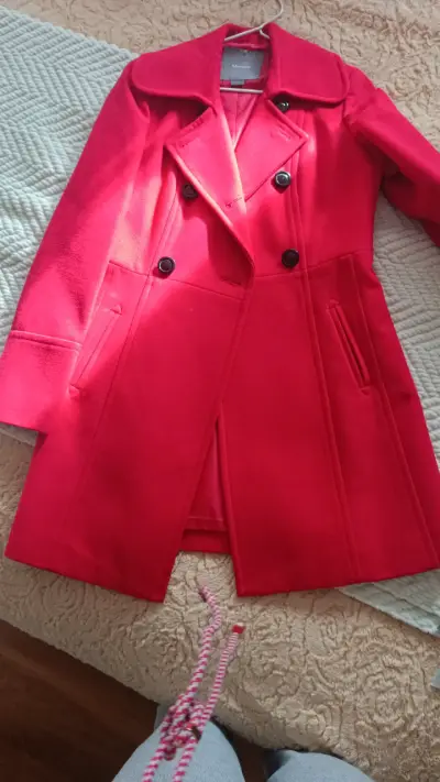 Abrigo rojo doble faz Basement talla S - miniatura 1