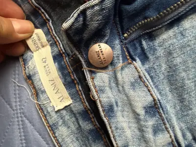 Jeans Alaniz Denim azul claro para mujer - miniatura 3