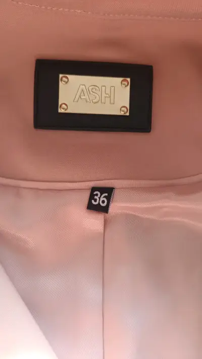 Abrigo rosa con cierre y bolsillos ASH - miniatura 2