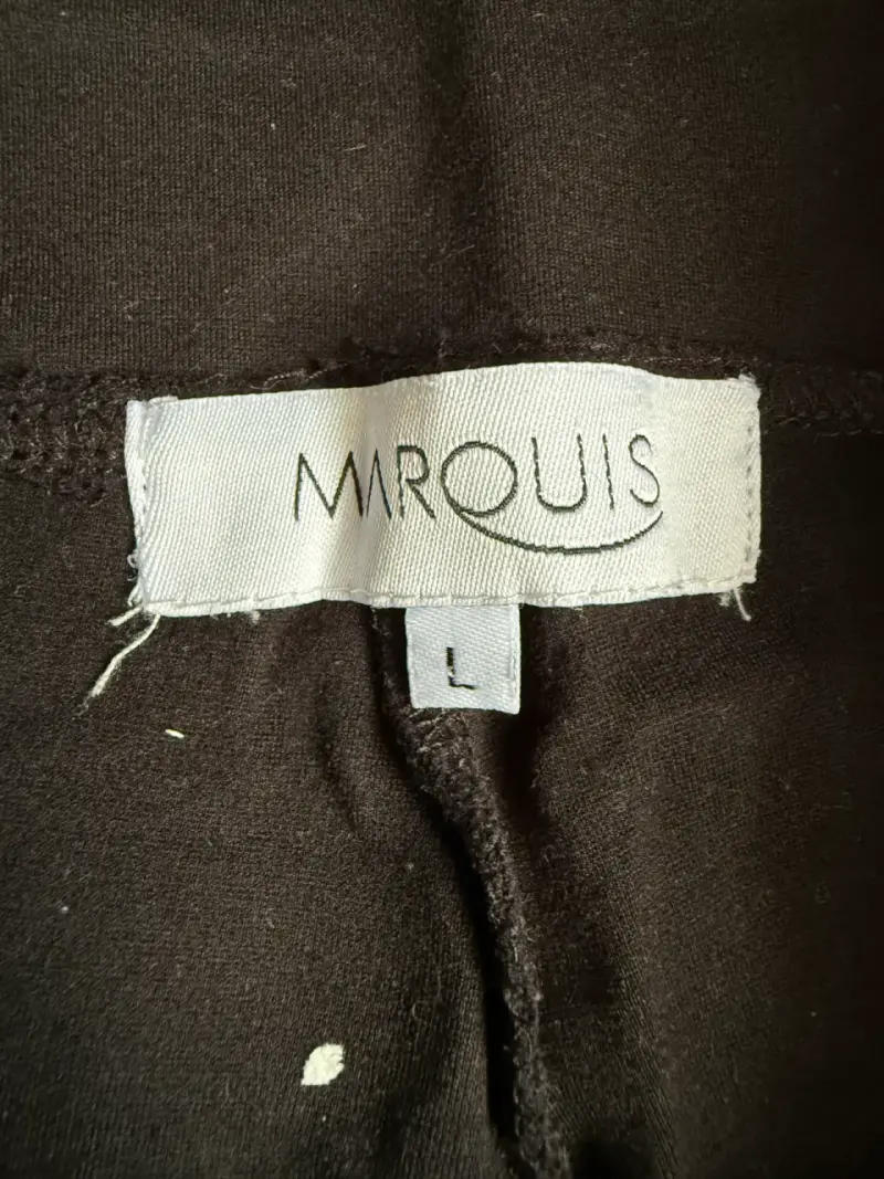 Pantalones de mujer color negro Marquis talla L - 3