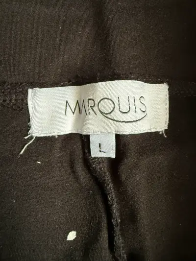 Pantalones de mujer color negro Marquis talla L - miniatura 3