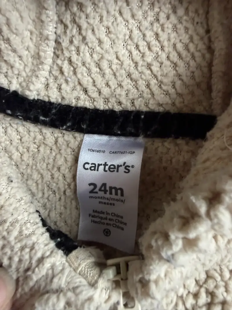 Chaleco sin mangas con capucha para bebé Carter's - 2