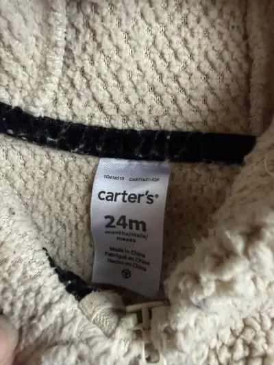 Chaleco sin mangas con capucha para bebé Carter's - miniatura 2