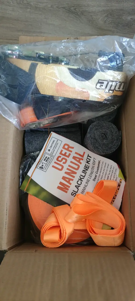 Kit de Slackline con cuerda y accesorios - 1