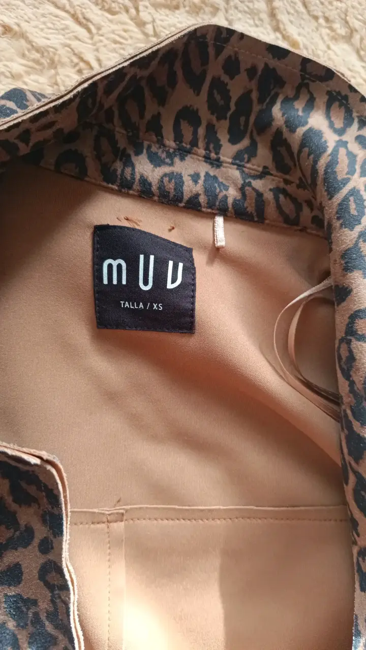 Abrigo animal print MUV talla XS - 2