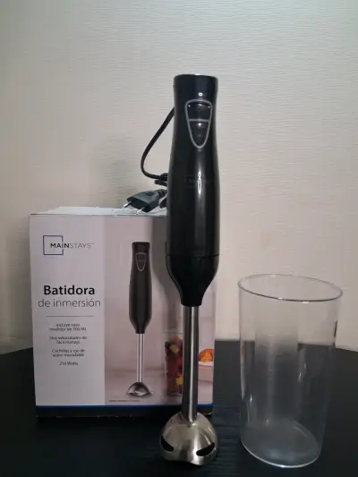 Batidora de inmersión Mainstays 250W con vaso medidor - miniatura 1