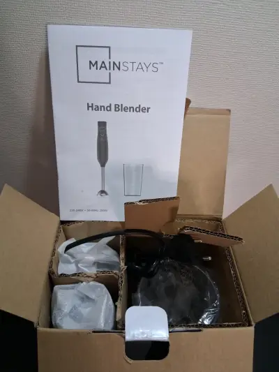 Batidora de inmersión Mainstays 250W con vaso medidor - miniatura 2