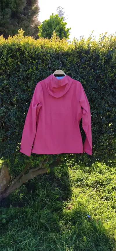 Chaqueta impermeable rosa Salomon talla S - miniatura 4