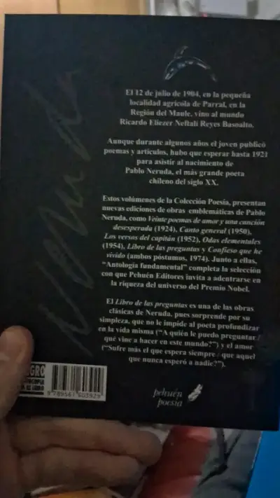 Libro 'Libro de las preguntas' de Pablo Neruda - miniatura 2