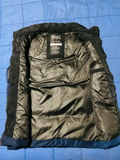 Chaleco acolchado azul Zoo York para hombre - miniatura 3