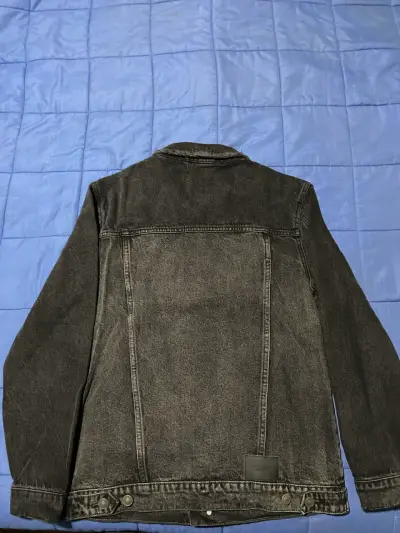 Chaqueta de Mezclilla Negra Foster Talla M - miniatura 1