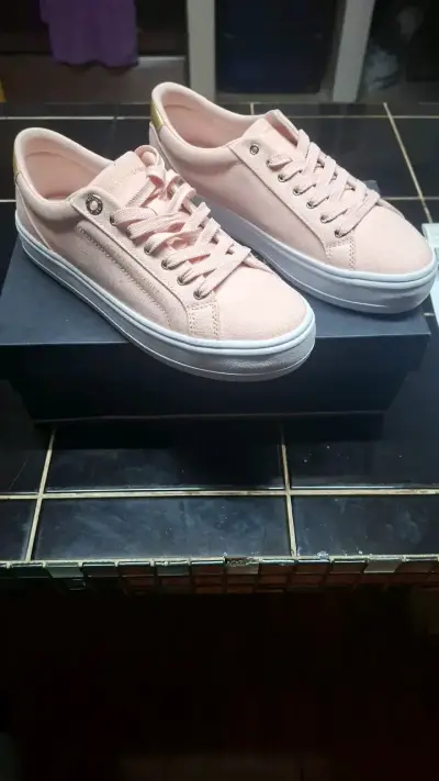 Zapatillas Tommy Hilfiger rosadas talla 39 - miniatura 1