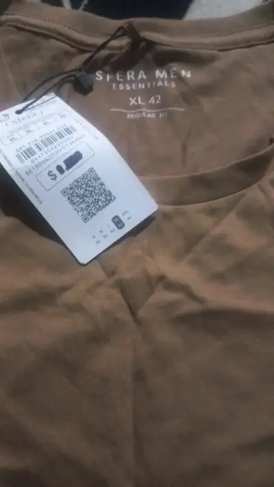 Polera marrón para hombre Sfera Essentials XL - miniatura 2