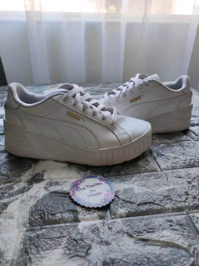 Zapatillas blancas Puma para mujer - miniatura 3