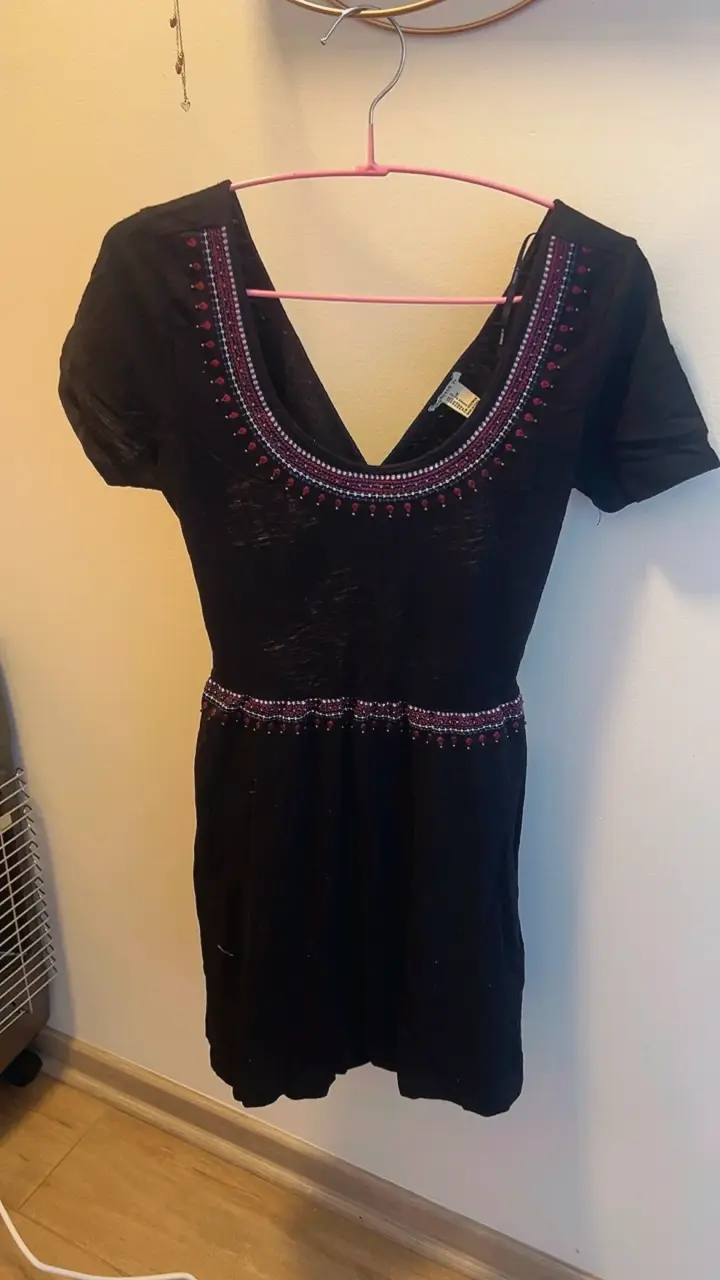 Vestido corto estampado étnico para mujer - 5
