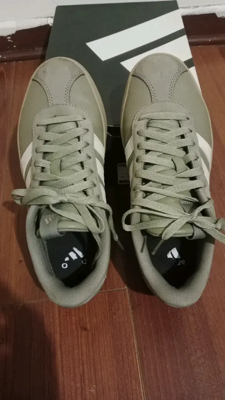 Zapatillas Adidas VL Court 3.0 Hombre Verde - 3