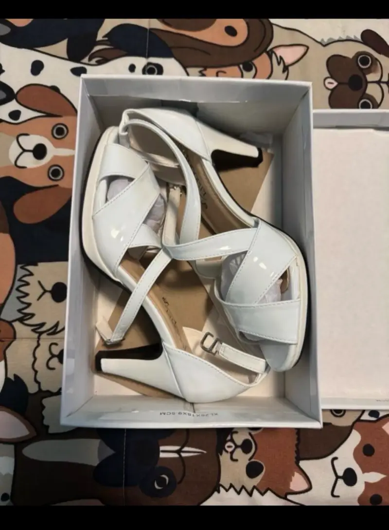 Sandalias de tacón blancas Todo piel - 1