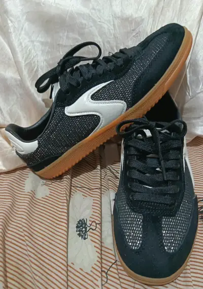 Zapatillas deportivas negras Skechers para mujer - miniatura 1