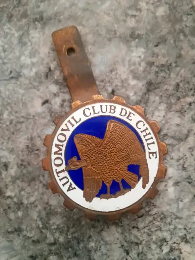 ANTIGUA INSIGNIA AUTOMOVIL CLUB CHILE - miniatura 6