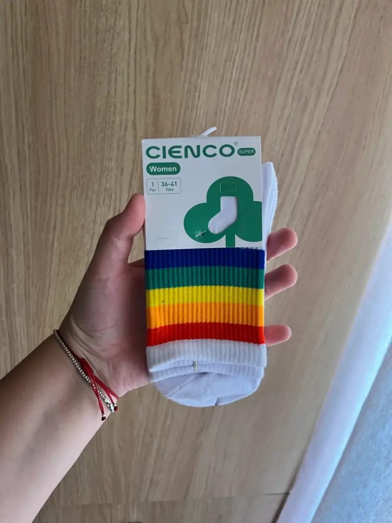 Calcetines Cienco   Rayados Multicolor - 2