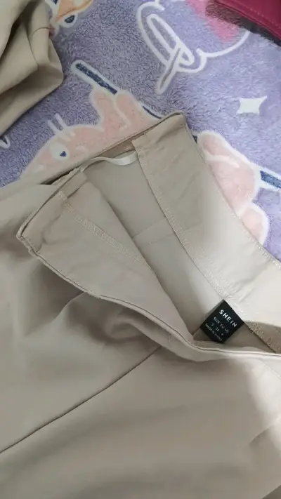 Traje beige-Rosa Shein para mujer - miniatura 3