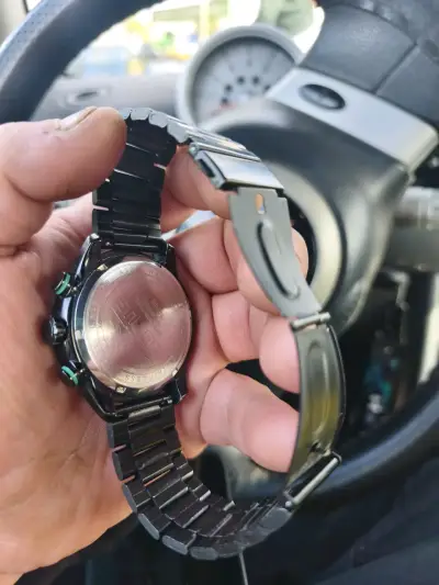 Reloj Lotus Chrono negro con detalles verdes - miniatura 2