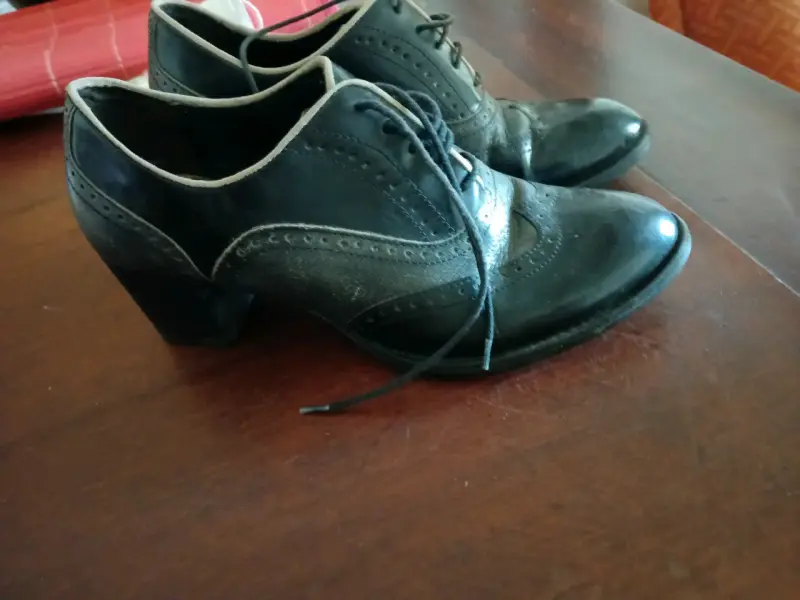 Zapatos de tacón estilo Oxford para mujer