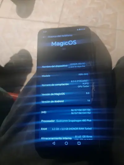 Smartphone Honor X8a 5G con Pantalla Dañada - miniatura 3